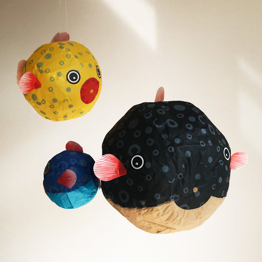 Paper Balloon Blow Fish Set