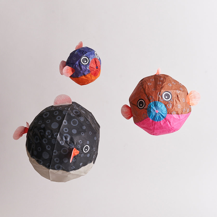 Paper Balloon Blow Fish Set