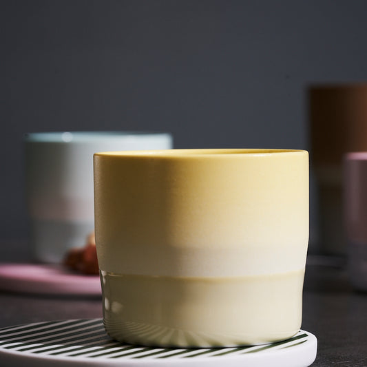 1616/ Arita porcelain espresso cup light yellow, from the "colour" collection designed by Scholten & Baijings